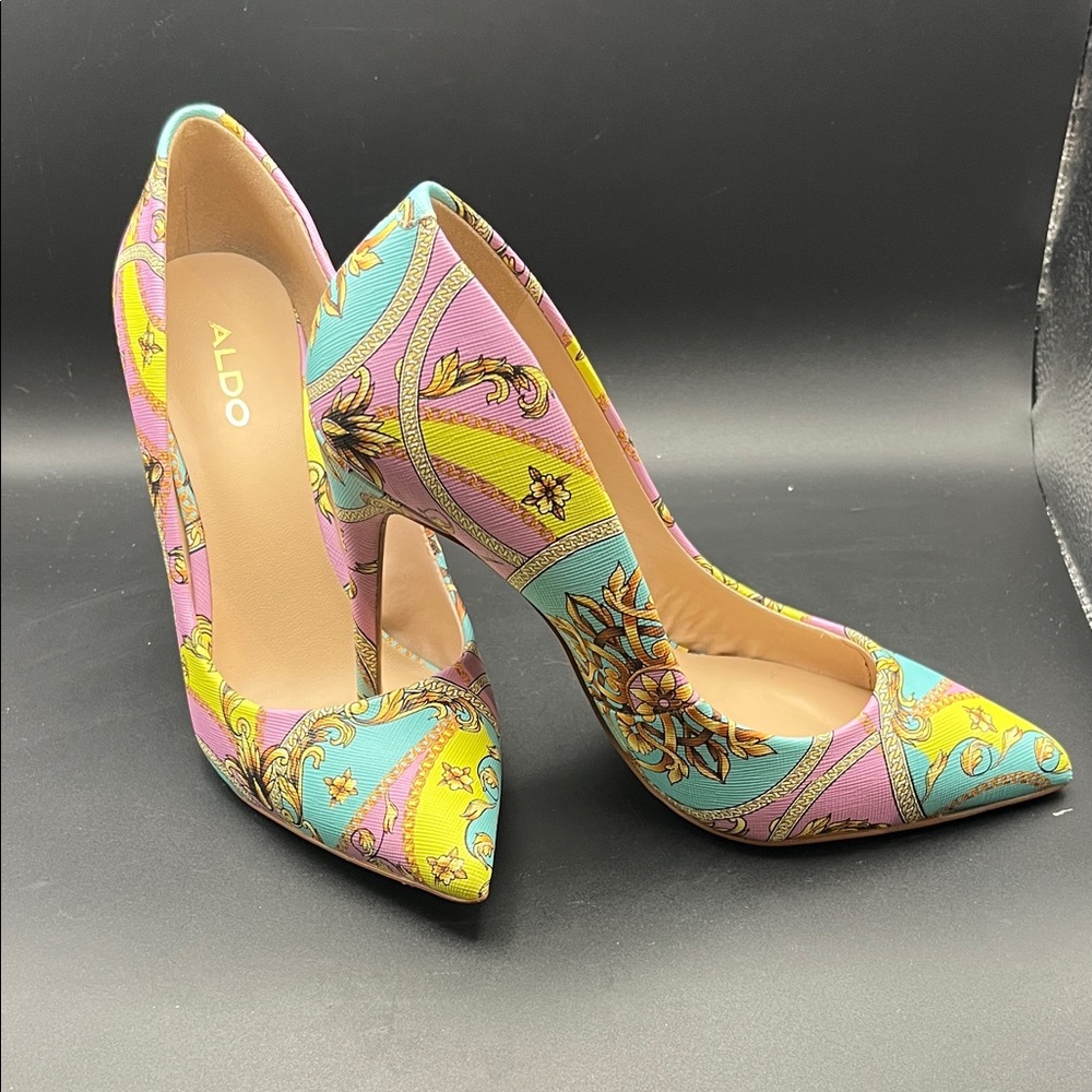 Aldo Colorful Patterned Women's Heels